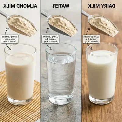 Avec Quoi Mélanger la Whey ? Eau, Lait et Autres Options