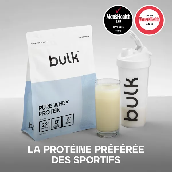 Sachet de protéine Bulk Pure Whey Protein