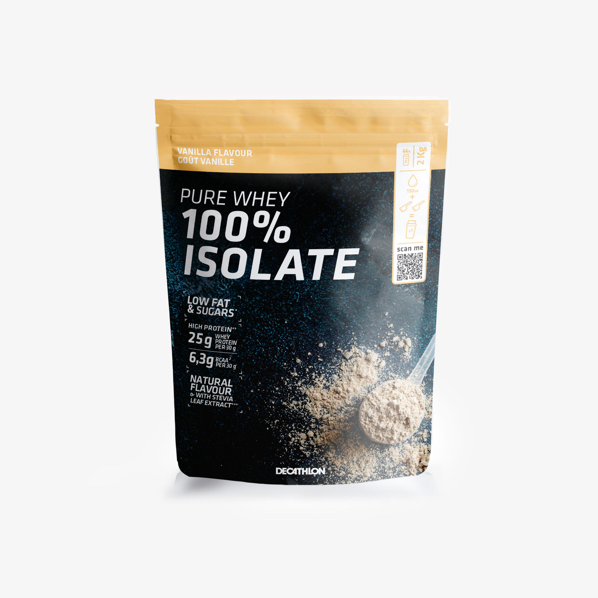 Sachet de protéine Decathlon Pure Whey 100% Isolate Corength