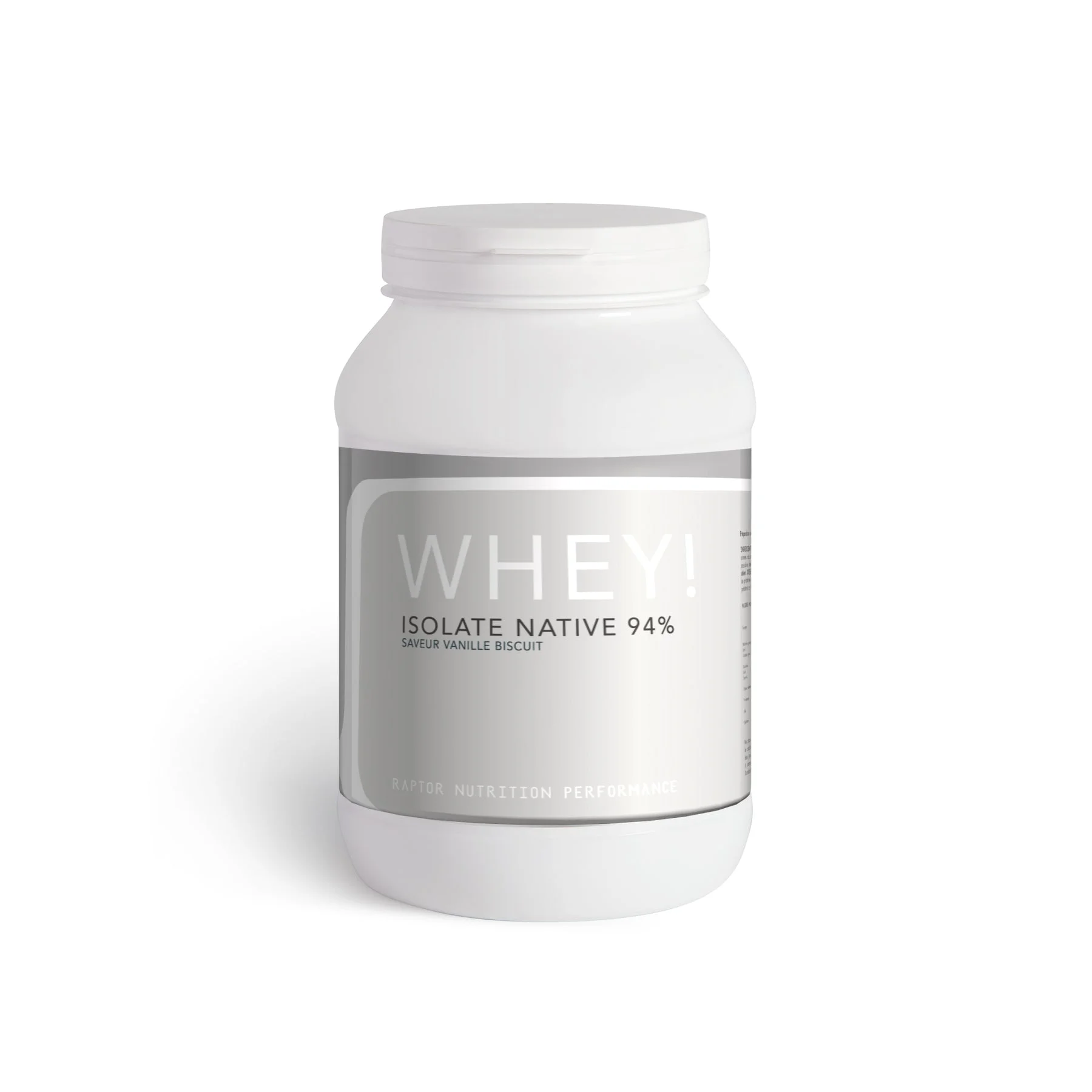 Sachet de Whey Isolate Native 94% Raptor Nutrition
