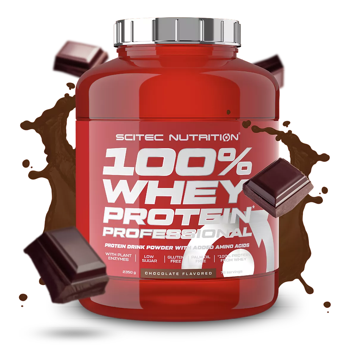 Pot de 100% Whey Protein Professional Scitec Nutrition