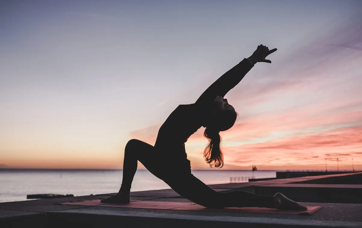 Exercices de yoga et stretching